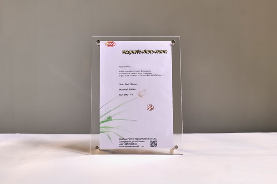 ซื้อ กรอบภาพอะคริลิกใส ขนาด 4x6 พร้อมกรอบภาพแก้วยืนสําหรับโต๊ะ online manufacture