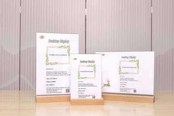 ซื้อ ไม้หิน ไม้ฐานทรง T ใส อะคริลิค ป้ายถือ การ์ดแสดงเมนูงานแต่ง online manufacture