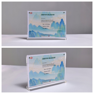 ซื้อ A4 A5 A6 ขนาด T รูปทรง แม็กเนติก แอคริลิก จับป้าย โต๊ะด้านบน จัดจอสํานักงาน online manufacture