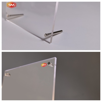 ซื้อ กรอบภาพอะคริลิคที่มีสกรูยืนเท้า 5x7 นิ้ว A4 รูปแสดงภาพยืน การผลิตออนไลน์