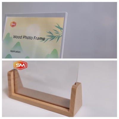ซื้อ กรอบจอแสดงภาพส่วนบุคคลที่มีแผ่นอะคริลิคและฐานไม้ online manufacture
