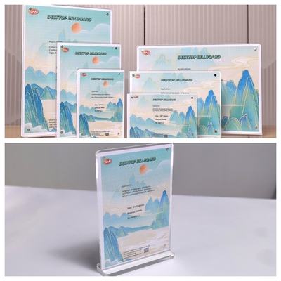 ซื้อ A4 ตารางทํางานแนวราบ รูปทรง T จักรมนิยม Acrylic จับป้าย online manufacture