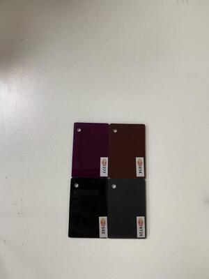 ซื้อ Dark Colored Cast Acrylic Sheet 30mm Thick Opaque Panel for Interior Decoration online manufacture