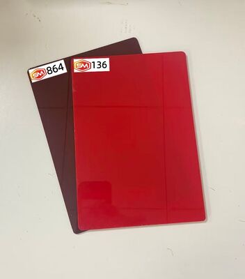 ซื้อ Rich Russet Cast Acrylic Sheet 18mm Thick Panel for Store Display Construction online manufacture