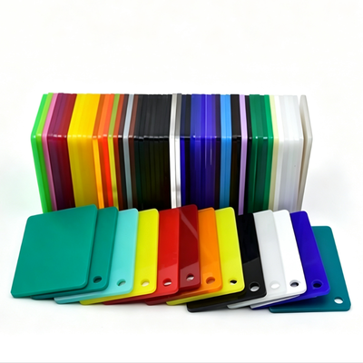 ซื้อ แผ่นอะคริลิคสีทนแรงกระแทกพร้อมสีสั่งทำพิเศษและการส่งผ่านแสงสูงสำหรับการผลิตจอแสดงผล online manufacture