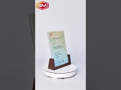 กรอบรูปอะคริลิคพร้อมฐานไม้