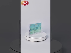 แข็งแรง Single Side Lean Acrylic กรอบภาพแม่เหล็ก