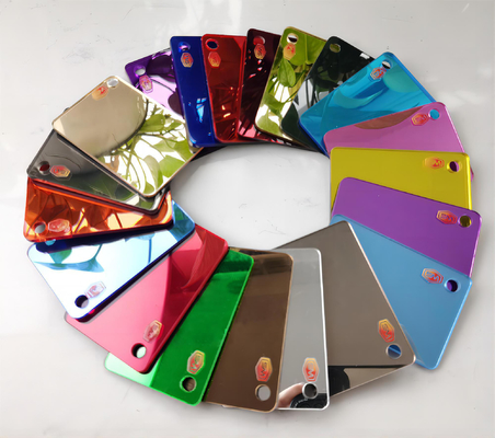 0.6mm-6mm สามารถปรับกระจกกระจก Acrylic Sheet One Way การตกแต่งขนาดใหญ่