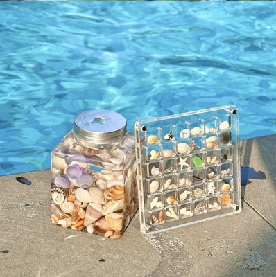 โครงการสะสมกระเป๋าเปลือกมักเนต DIY ใส
