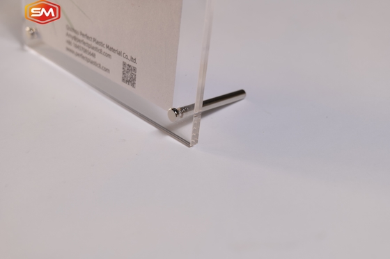 ขนาดที่กําหนดเอง Desktop กรอบภาพใส กรอบภาพอะคริลิค With Screw Stand