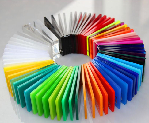 แผ่นอะคริลิคสีหลากหลายขนาดและสี
