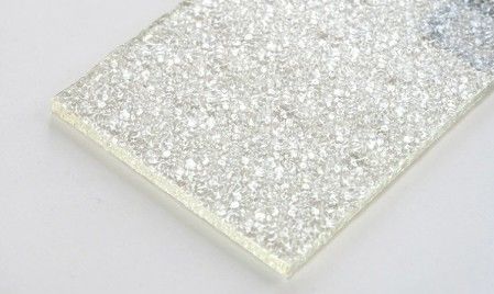 แผ่นอะคริลิคที่แข็งพร้อมรูปคลื่นน้ํา พล็กซี่กล๊าสสําหรับตกแต่งห้องน้ํา