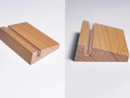 เครื่องถือโปสเตอร์, เครื่องถือเอกสาร และ เครื่องถือป้ายสัญลักษณ์จากอะคริลิค ที่มีพื้นฐานจากไม้เบฟล์